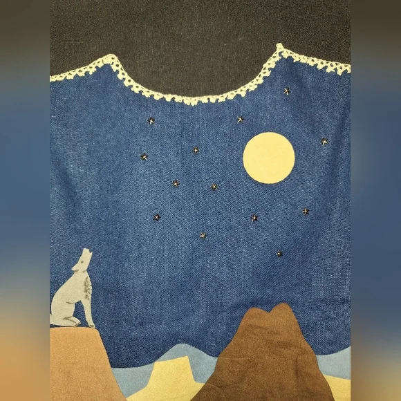 Handmade Native American Southwestern Vest Size Medium - Picture 6 of 10